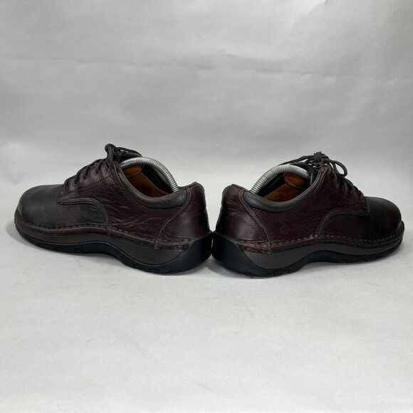 Red Wing Men's Size 9 Brown Leather Steel Toe Lace Up Work Shoes - Picture 6 of 12
